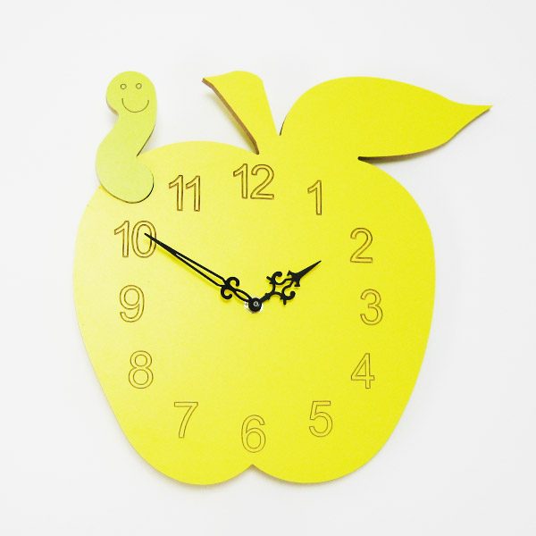 Reloj manzana color amarillo